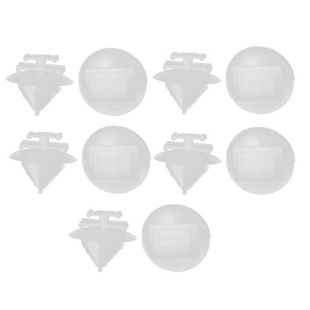 10x Exterior Door Trim Bumpstrip Rub Strip Moulding Clips for Citroen Peugeot