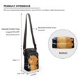 thumbnail image 6 of HELLHERO Cat Pattern Design Crossbody Sling Bag with Adjustable Strap Crossbody Sling Bags Unique Gift Polyester, 6 of 7