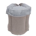 thumbnail image 1 of Oreiller de Cou Gonflable Gris Multifonctionnel en PVC Floqué pour Voyage en Avion, 1 of 7