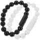 thumbnail image 3 of 2Pcs Micro USB2.0 Creative Type-C USB Data Charging Cable Bead Bracelet Charger (Black and White), 3 of 4