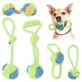 thumbnail image 3 of Pet Chew Toy Dog Rope Ball Interactive Cotton Rope Dog Ball Toy Teeth Cleaning Toy for Small Medium Dog Juguetes Para Perro S3, 3 of 6