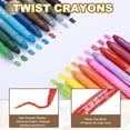 thumbnail image 3 of Uxcell Twist Crayons Twist Crayons Gel Set Light Orange Pack of 12, 3 of 6