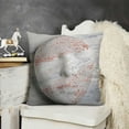 thumbnail image 2 of YINGXI  Throw Pillow Covers Sparkly Pink Rose Gold Glitter Marble Texture Decorative,Soft Square Cushion Pillowcase for Couch Sofa Bed 24x24in, 2 of 5
