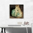 thumbnail image 2 of ARTCANVAS White Horse - Gazelle 1881 Canvas Art Print by Henri De Toulouse-Lautrec - Size: 18" x 18" (1.50" Deep), 2 of 9