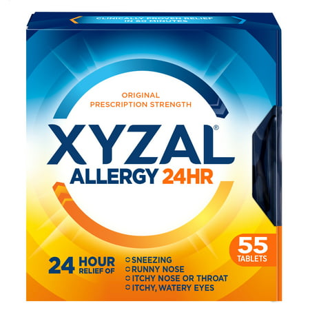 Xyzal 24hr Allergy Relief Antihistamine Tablets, (Best Antihistamine For Sinus Pressure)