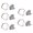 C, variant on Pack of 5 Halloween Biscuit Molds Cookie Molds Devil Shape Biscuit Cutter Cookie Tool Present for Baking Enthusiasts