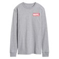 thumbnail image 2 of Marvel - Logo Collage - Men's Long Sleeve Graphic T-Shirt, 2 of 5