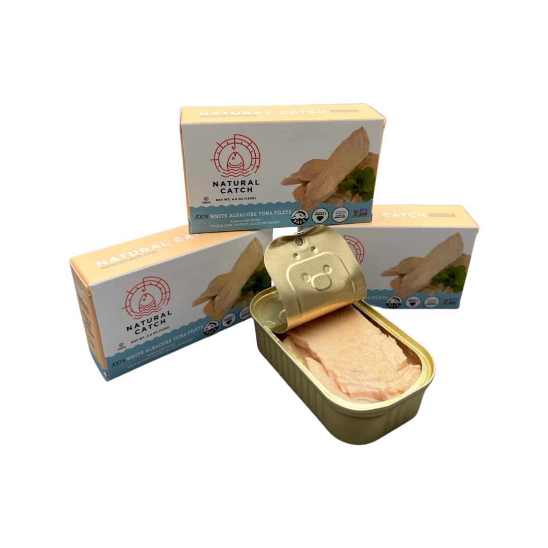 Natural Catch Albacore Tuna Fillets 4.4 oz (Pack of 12)