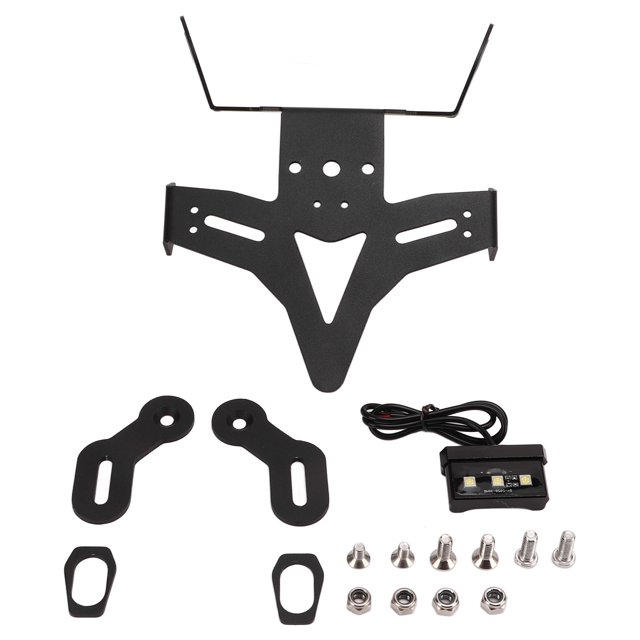 Oubit Motorcycle License Plate Bracket,Motorcycle Rear License Plate Number License Plate Holder Rear License Plate Holder Smooth Operation