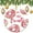 pattern-2881, variant on Christmas Ornaments Modern Watercolor Pineapple 2 Side Printed Ornaments Illustration Art Print Ornament Gift Ceramic Holiday Decoration Present Porcelain 3inch Flat with Gold Ribbon Both Sides