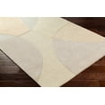 thumbnail image 3 of Hauteloom Cassiopeia Wool Living Room, Bedroom Area Rug - Contemporary - Lambswool, Seashell, Dark Beige - 18" Sample, 3 of 7