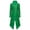 Green, variant on iiniim Kids Boys Sequins Tailcoat Medieval Vampire Formal Dresscoat Gothic Tuxedo Long Jacket Silver 6