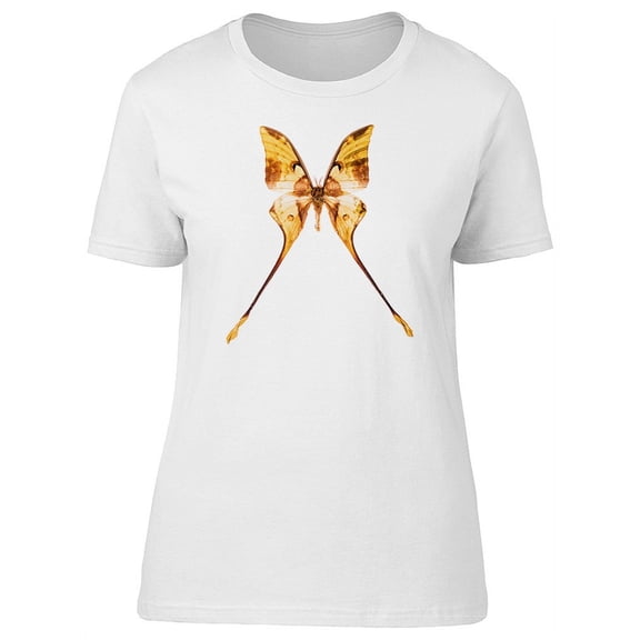 Amazing Malaysian Moon Moth T-Shirt Women -Image by Shutterstock, Female Medium