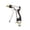 C001- White, variant on High Pressure Water Hose Nozzle, Garden Hose Pressure Washer Attachment, Adjustable Pattern, Car Pressure Washer, Under Car, Dog Washing, 6 In, 1 Pc