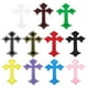thumbnail image 1 of Parche decorativo bordado cruzado de tela no tejida Uxcell multicolor 4.1" x 2.8" 22 piezas, 1 of 6