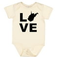 thumbnail image 3 of Inktastic Love West Virginia Boys or Girls Baby Bodysuit, 3 of 5