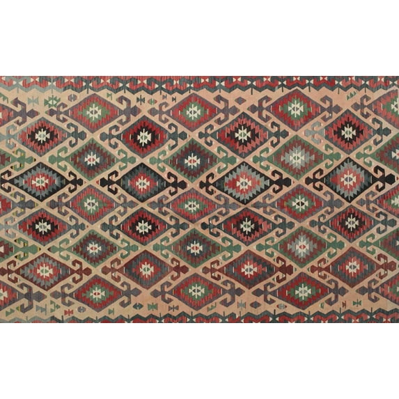 Ahgly Company Machine Washable Indoor Rectangle Traditional Chestnut Brown Area Rugs, 2' x 5'