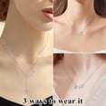 thumbnail image 6 of AOBOCO Stethoscope Necklace 925 Sterling Silver Medical Jewelry with Birthstone, Gift for Doctors Nurses Medical Students, Graduation RN Present, 6 of 9