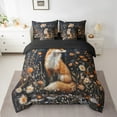 thumbnail image 2 of Erosebridal 3D Fox Bed in a Bag Twin size, Daisy Floral Bed Set, Bedroom Decor, Reversible 7pcs 7pcs, 2 of 5