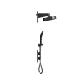 thumbnail image 4 of Milan 12-in Rain Showerhead Combo Shower System with Multi-function Handshower and Pressure Balanced Mixing Valve Matte Black, 4 of 6