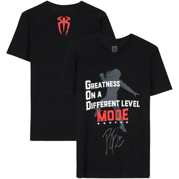Roman Reigns WWE Autographed G.O.D. Mode T-Shirt - Fanatics Authentic Certified