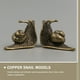 thumbnail image 4 of 2 modelos de caracoles de cobre, adornos decorativos para modelar caracoles, adornos de escritorio para té y mascotas., 4 of 8