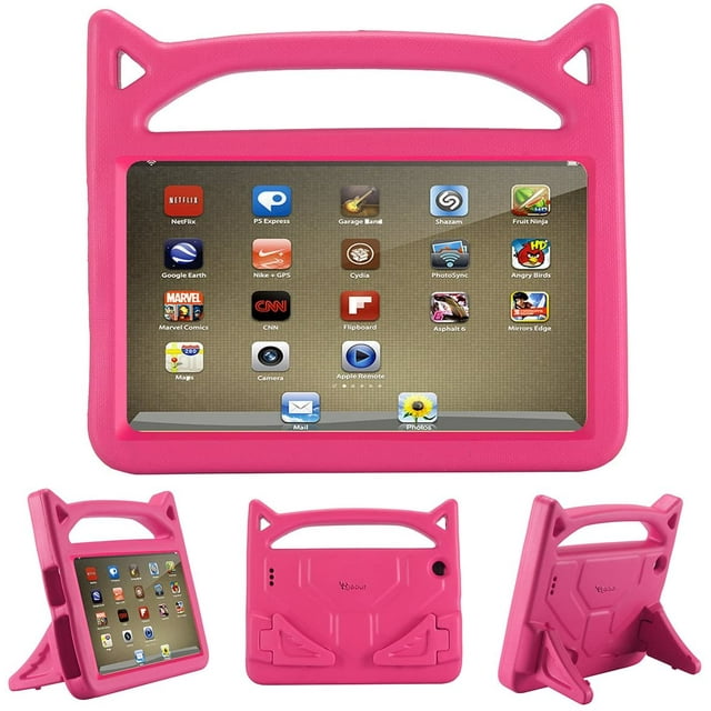 Tablet 7 2019 Case for Kids, Light Weight Shock Proof Convertible Handle Stand EVA Protective Kids Case for 7 inch Display Tablet