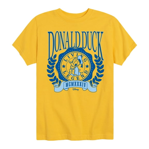 Disney - Donald Collegiate - Sporty Athletic - Toddler and Youth Short Sleeve T-Shirt