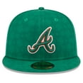 thumbnail image 2 of Men's New Era Kelly Green Atlanta Braves St. Patrick's Day 59FIFTY Fitted Hat, 2 of 6