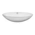 thumbnail image 2 of Miseno Mno07nv Bright White 24-3/4" Oval Porcelain Vessel Bathroom Sink - White, 2 of 4