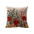thumbnail image 2 of Funda de almohada navideña, decoración navideña, decoración de sofá, almohada de lino, sofá para el hogar, decoración navideña, funda de almohada, 2 of 5
