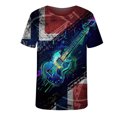 thumbnail image 3 of Hombres Casual cuello redondo estilo fresco 3D impresión digital pulóver Fitness deportes pantalones cortos mangas camiseta blusa Pompotops  oipoqjl31636, 3 of 4