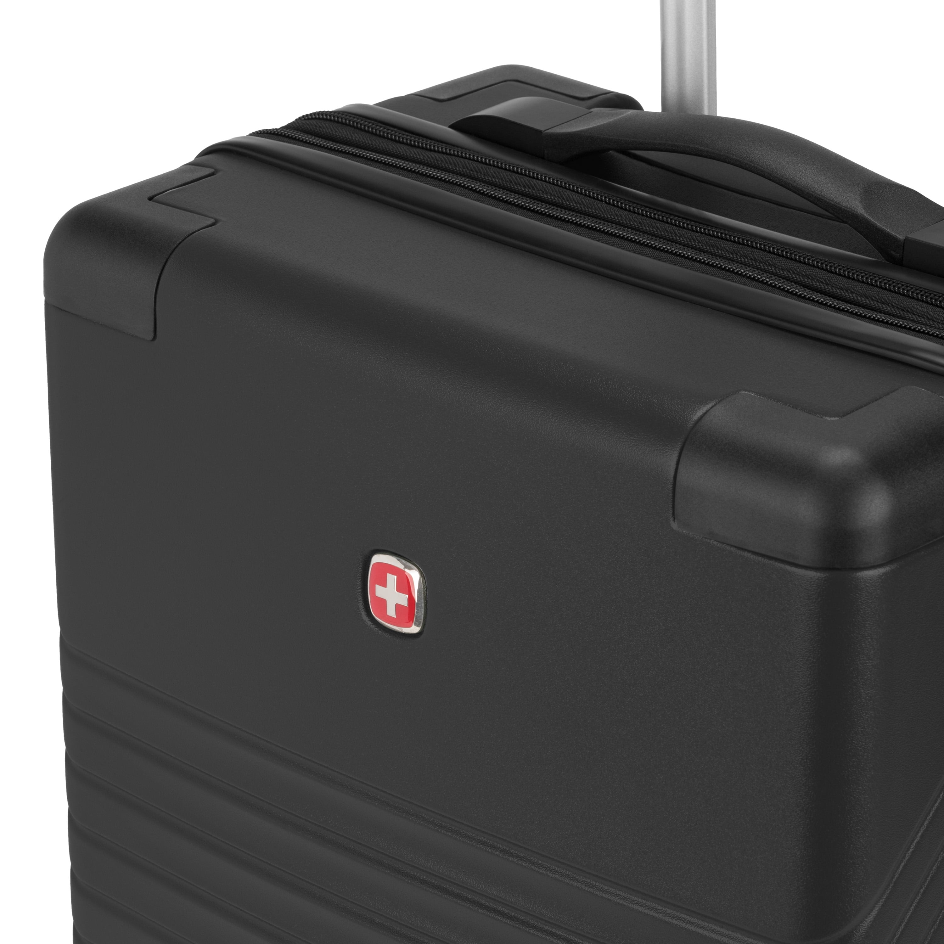 SWISSGEAR Edge Hardside Carry-On Spinner, Black