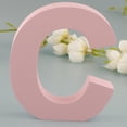 thumbnail image 4 of Madera Rosa 26 Alfabeto Y Letras Marquesina Letras Puerta de Pared Cartel Colgante a-Z para Habitación de Decoraciones de Habitación de perfecl Número de puerta Letra del alfabeto, 4 of 8