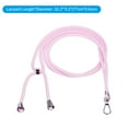 thumbnail image 2 of Unique Bargains Phone Lanyard with Transparent Patch, Pink & Purple, 1 Count, 2 of 5