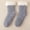Blue, variant on Women's Warm Fleece Lined Floor Socks Sherpa Thick Snow Socks Cozy Sleeping Socks Home Winter Gift for Women Girls Light pink One Size