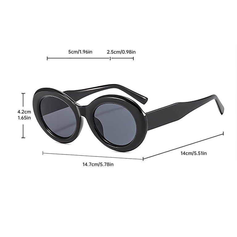 YVNAURA Retro Big Frame Sunglasses for Men Women Under $8  display picture 1