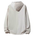 thumbnail image 5 of Annhoo Men Hooded Windbreaker Jacket Lightweight Zip Up Long Sleeve Outerwear with Pockets for Vacation Beach, 5 of 6