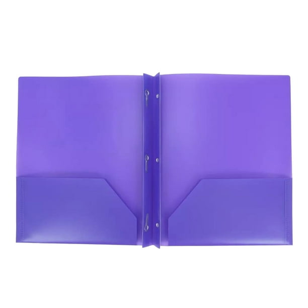 Tadpole carpeta PP doble bolsa de doble bolsa de inserción carpeta plegable para la escuela