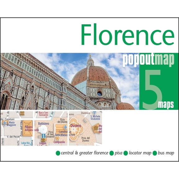 Popout Maps Florence Popout Map, (Paperback)