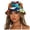 A-Blue312, variant on Yuanlong Womens Bucket Hat Plush Fuzzy Colorful Printed Fisherman Cap Winter Warm Windproof Casual Stylish Outdoor Head Cap