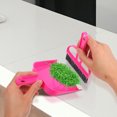 thumbnail image 2 of Mini Hand Broom And Dustpan Set Cute Mini Broom And Dustpan Set,Small Dust Pan Mini For Tabletop Keyboards Pet Cages Rosy, 2 of 8