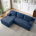 thumbnail image 5 of Leumius 96” Modular Sectional Sofa,Cloud Sectional Couch with Deep Seat,Modern Modular L-Shape Sofa Couch with Chaise,Upholstered Boneless Couches for Living Room Bedroom,Blue, 5 of 13