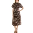 thumbnail image 3 of Nicole Miller Pintuck Waist Shirtdress, Sizes 4-16, 3 of 6