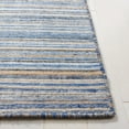 thumbnail image 3 of SAFAVIEH Kilim Xaviera Striped Polyester Runner Rug, Blue/Yellow, 2'3" x 9', 3 of 8