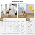 thumbnail image 6 of Spring Flowers Window Privacy Film, Blue Pink Floral Leaves Pastoral Botanical Static Cling UV Sun Blocking Heat Control Window Tint Day and Night, Non-Adhesive One Way Privacy Cover 17.7''x78.7'', 6 of 7