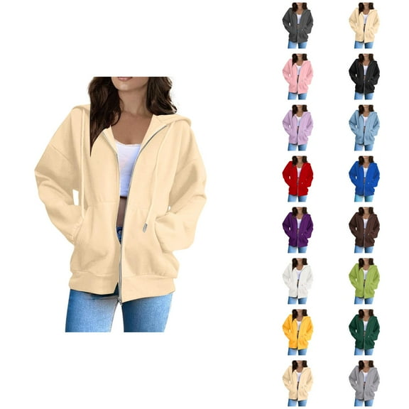 Custom Hoodies for Women Long Sleeve Zip Up Personalized Hoodies with Pockets Hooded Sweatshirt Hoodie Women Pullover