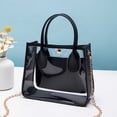 thumbnail image 2 of Transparent Fashion Tote Bag Versatile Shoulder Handbag For Shopping Gym And Travel, 2 of 7