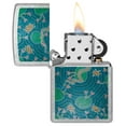 thumbnail image 6 of Zippo John Smith Gumbula Snake & Turple Design Street Chrome Pocket Lighter, 6 of 6