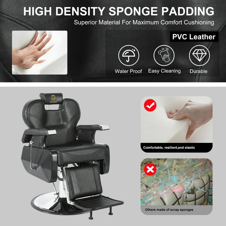 Barber Chair Hydraulic Reclining Salon Chair Styling Chair Hair